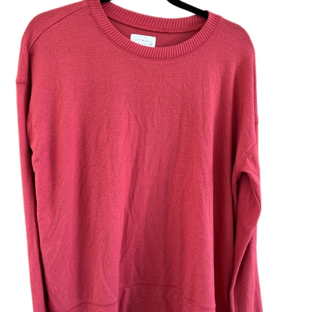 Lucky Brand Coral Pullover size M